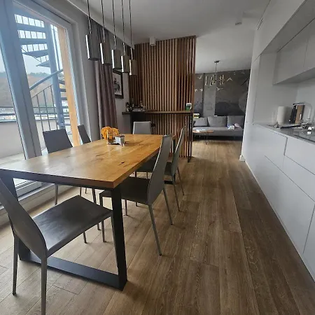 Forest & Seaview Penthouse Apartment Gdynia